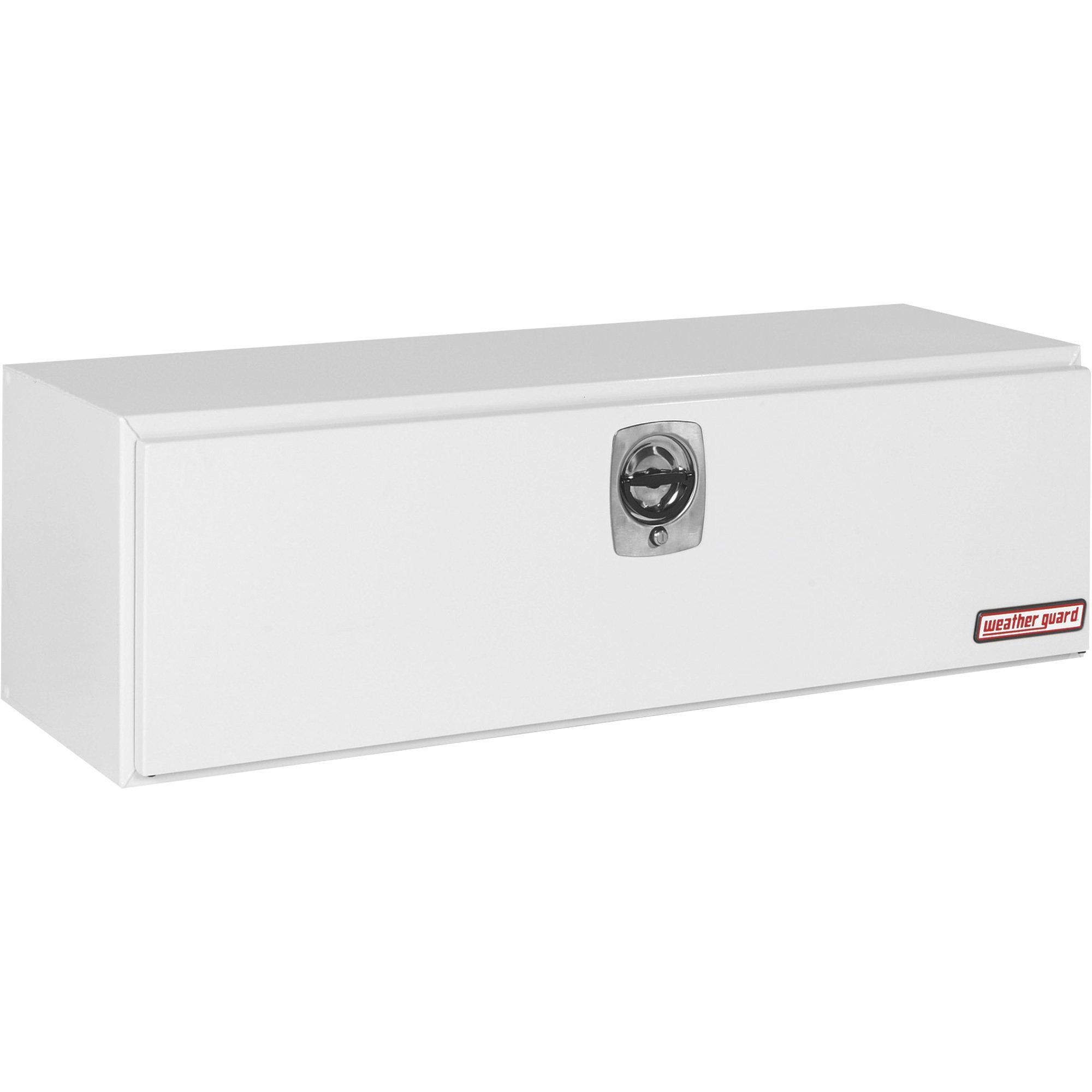 Weather Guard Underbed Truck Tool Box — Steel, Brite White, 60.13in.L x 18.25in.W x 18.13in.H